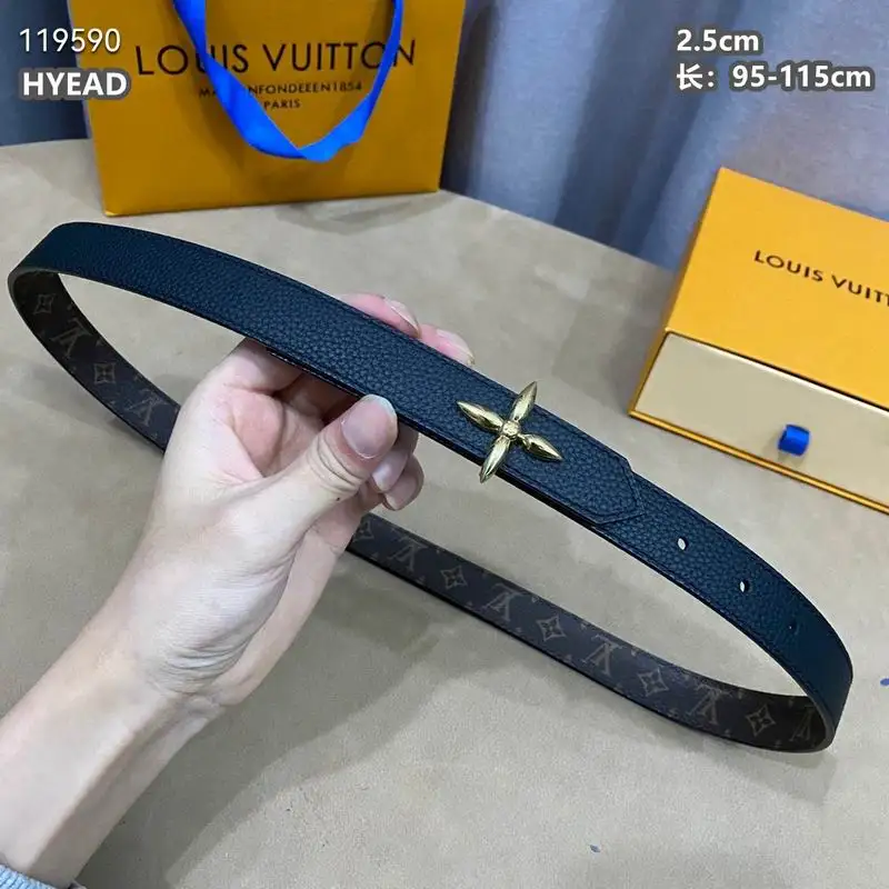 LV belt 25mmX95-115cm 8L02